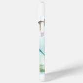 Bloemen/lente kolibrie kunstwerk Case-Mate iPhone case (Achterkant / Links)