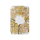 Bloemen Lente krans Bloem Roze Bloemen Art Badmat (Voorkant Verticaal)