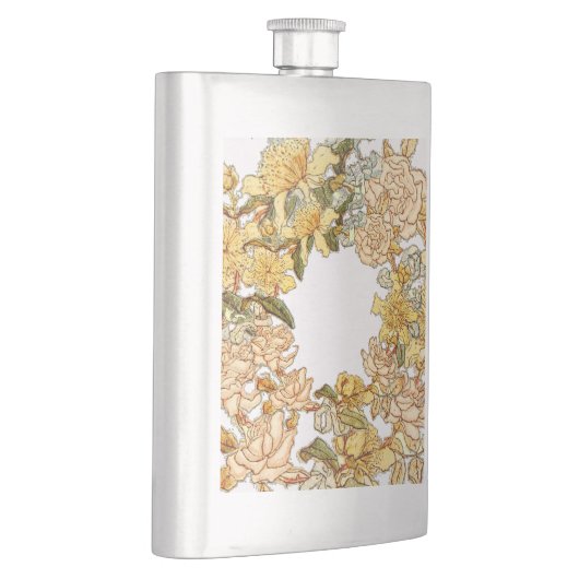 Bloemen Lente krans Bloem Roze Bloemen Art Flacon (Rechts)