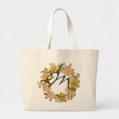 Bloemen Lente krans Bloem Roze Bloemen Art Grote Tote Bag (Voorkant)