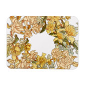 Bloemen Lente krans Bloem Roze Bloemen Art Magneet (Horizontaal)