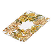 Bloemen Lente krans Bloem Roze Bloemen Art Magneet (Linkerzijde)