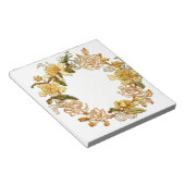 Bloemen Lente krans Bloem Roze Bloemen Art Notitieblok (Schuin)