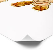 Bloemen Lente krans Bloem Roze Bloemen Art Poster (Hoek)