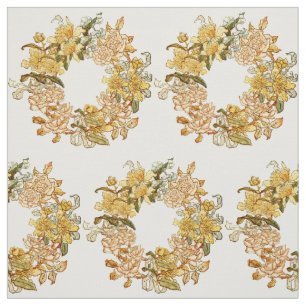 Bloemen Lente krans Bloem Roze Bloemen Art Stof