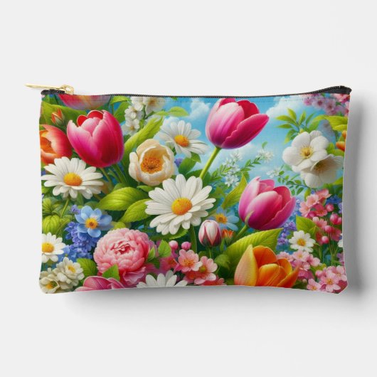 Bloemen/lente kunstwerk etui (Voorkant)