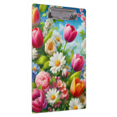 Bloemen/lente kunstwerk klembord (Rechts)