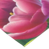 Bloemen/lente kunstwerk tafelkleed (Gekanteld)