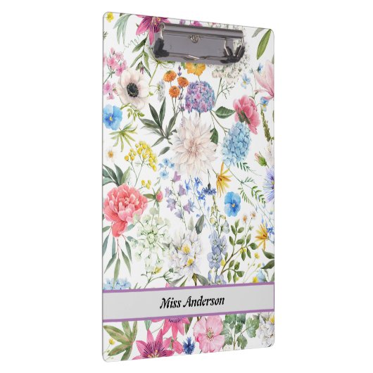 Bloemen  leraar klembord (Rechts)