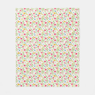 Bloemen leren ons geduld fleece deken