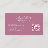 Bloemen Letters Skin Visitekaartje (Achterkant)