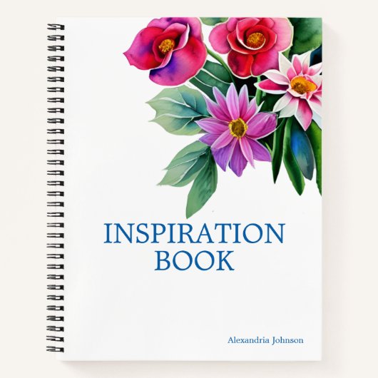  Bloemen Leuk Modern Spiral Notitieboek (Voorkant)