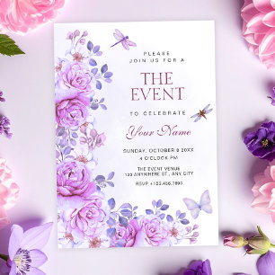 Bloemen libel kaart
