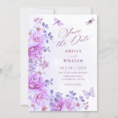 Bloemen libel save the date (Voorkant)