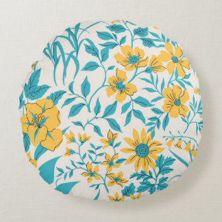  Bloemen: Liberty Motif Naadloos Rond Kussen