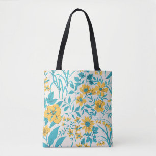 Bloemen: Liberty Motif Naadloos Tote Bag