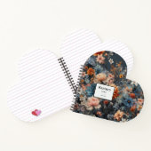 Bloemen lichte Waterverf Notitieboek (Binnen)