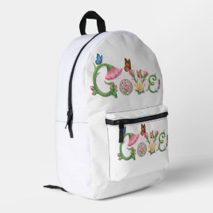 Bloemen Liefde Bedrukte Rugzak
