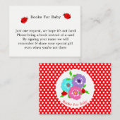  bloemen lieveheersbeestjes Schattigee grillige bo Informatiekaartje (Voorkant / Achterkant)