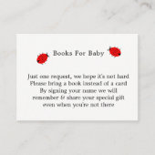  bloemen lieveheersbeestjes Schattigee grillige bo Informatiekaartje (Voorkant)