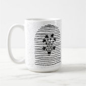 Bloemen lijn art koffiemok (Links)