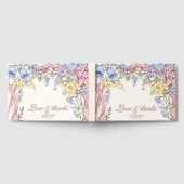  Bloemen lijst bruiloft Gastenboek (Volledig)