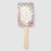  Bloemen lijst bruiloft Handwaaier (Voorkant)