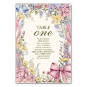  Bloemen lijst bruiloft Kaart (Voorkant)