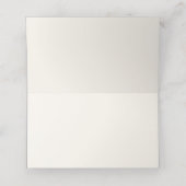  Bloemen lijst bruiloft Plaatskaartje (Binnenkant ongevouwen)