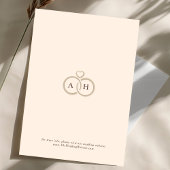 Bloemen Lijst  Cream Islamitische bruiloft Monogra Kaart