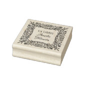  Bloemen Lijst Custom Ex Libris Bibliotheek Boek Rubberstempel (Stempel)