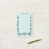 Bloemen Lijst CUSTOM NAME Notitieblok Post-it® Notes (Op bureau)