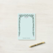  Bloemen Lijst CUSTOM NAME Notitieblok Post-it® Notes (Op bureau)