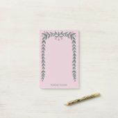 Bloemen Lijst CUSTOM NAME Notitieblok Post-it® Notes (Op bureau)