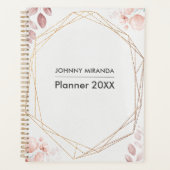 Bloemen & Lijst Gouden Maand en Week Planner (Voorkant)