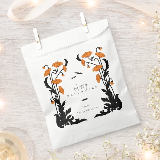  Bloemen Lijst Halloween Party Bedankzakje (Geknipt)