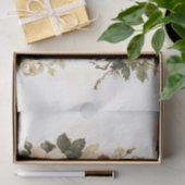 Bloemen Lijst met Vogel Tissuepapier (Geschenk)