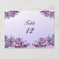 Bloemen Lila Bloemen Trouwtafel Nummer