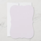 Bloemen Lila Lavendel Lijst Heilig Kruis Doop Kaart (Achterkant)