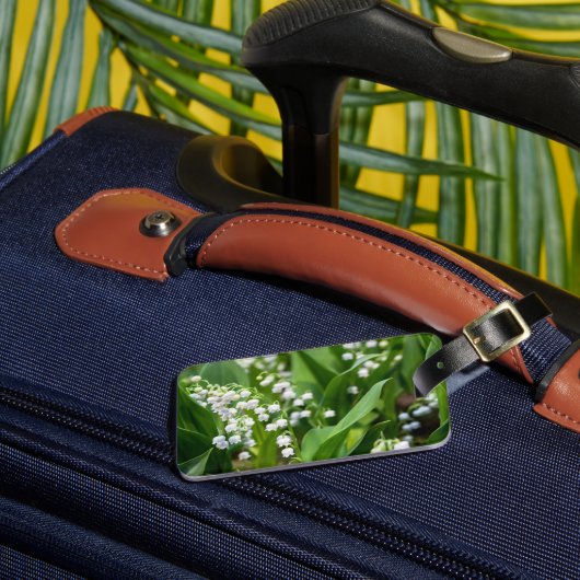 Bloemen | Lily van de Valley Zweden Bagagelabel (Voorkant Insitu 3)