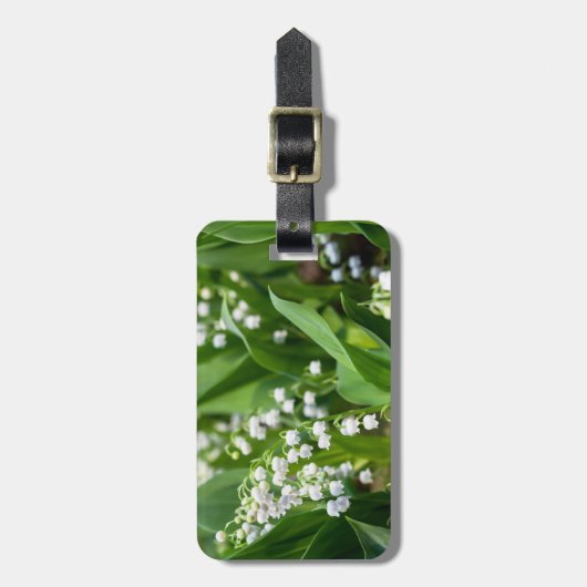 Bloemen | Lily van de Valley Zweden Bagagelabel (Voorkant verticaal)
