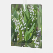 Bloemen | Lily van de Valley Zweden Glas Ornament (Voorkant links)