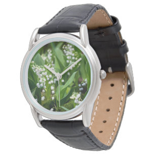 Bloemen   Lily van de Valley Zweden Horloge