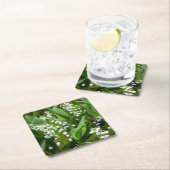 Bloemen | Lily van de Valley Zweden Kartonnen Onderzetters (Insitu)