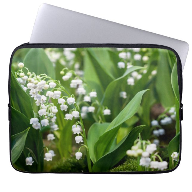 Bloemen | Lily van de Valley Zweden Laptop Sleeve (Voorkant)