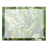 Bloemen | Lily van de Valley Zweden Notitieblok (Voorkant)