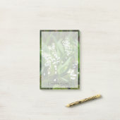 Bloemen | Lily van de Valley Zweden Post-it® Notes (Op bureau)
