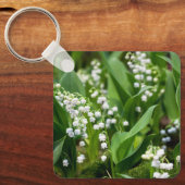 Bloemen | Lily van de Valley Zweden Sleutelhanger (Voorkant)