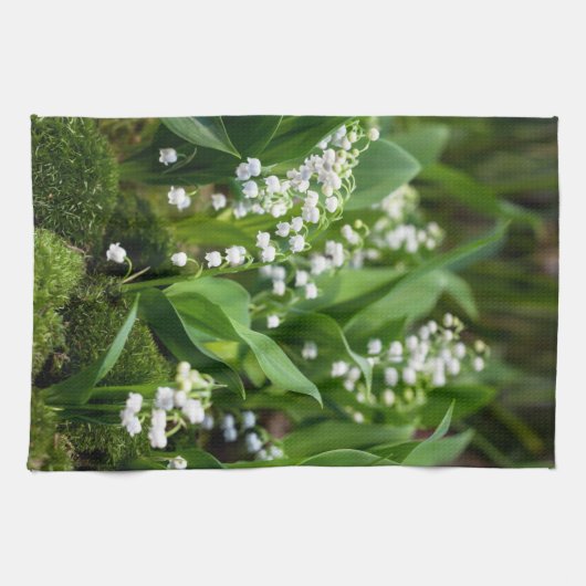 Bloemen | Lily van de Valley Zweden Theedoek (Horizontaal)