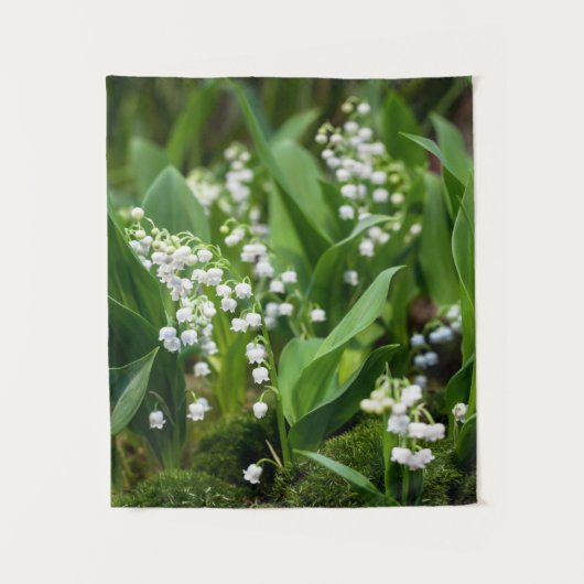 Bloemen | Lily van de Valley Zweden Wandkleed (Voorkant)